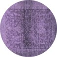 thumbnail image 1 of Ahgly Company Indoor Round Abstract Blue Modern Area Rugs, 3' Round, 1 of 4