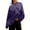 Purple, variant on gakvbuo Color Block Sweatshirts For Women Crewneck Long Sleeve Loose Fitting Oversized Pullover Tunic Tops Casual Blouse Fall Outfits