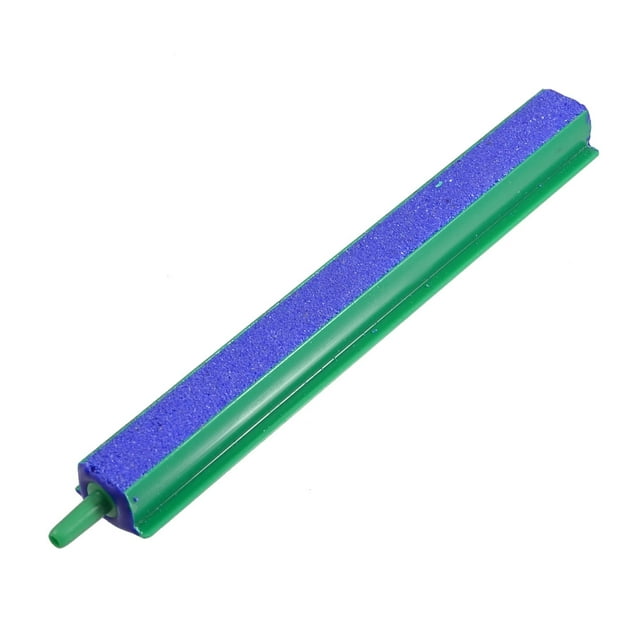 Barra de piedra de aire de burbujas de tanque de peces Unique Bargains 6 pulgadas azul verde