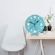 thumbnail image 3 of Reloj de pared de yoga con pollo, silencioso, de 10 pulgadas, estilo rústico retro, decorativo para sala de estar, cocina, hogar, baño y dormitorio, 3 of 7