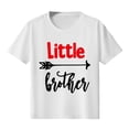 thumbnail image 4 of Boys Tshirt Size 10-12 , Boy Clothes Size 6 , Short Sleeve Shirts for Girls,Boys Casual Letter Print Short Sleeve T-Shirt Comfortable Round Neck Summer Tee Top for Kids, 4 of 5