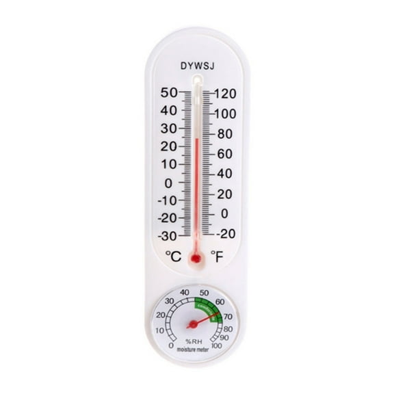 TONAIN Indoor Vertical Thermometer Hygrometer Wall-mounted Greenhouse Temperature and Humidity Meter
