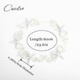 thumbnail image 2 of Starfish Bride Wedding Hair Vine Pearl Bridal Headpiece Beach Wedding Hair Accessories for Women and Girls(A Silver), 2 of 4