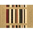 thumbnail image 1 of Ahgly Company Indoor Rectangle Abstract Brown Contemporary Area Rugs, 8' x 12', 1 of 4