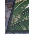 thumbnail image 4 of Couristan 5.25' x 7.5' Tropical Leaves Indoor Outdoor Area Throw Rug - Green and Cream, 4 of 7