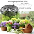 thumbnail image 6 of Yucurem 19/30cm Plant Pot Grid Universal Pot Soil Guard Cover for Home Gardening Supplies (30cm black), 6 of 6