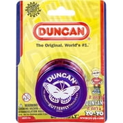 Duncan Toys Butterfly Yo-Yo, Beginner Yo-Yo with String, Steel Axle and Plastic Body, Purple