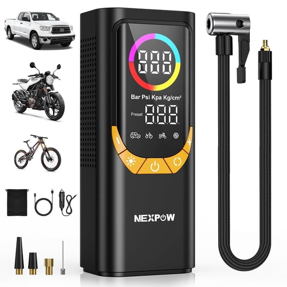 Compresor de Aire Portátil Digital NEXPOW NP17 150 PSI