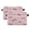 Pink Plaid Bow, variant on 1-Pack Square Closet Organizers with Handles Open Basket Bins Pink Bow Pattern Storage Basket for Home Office