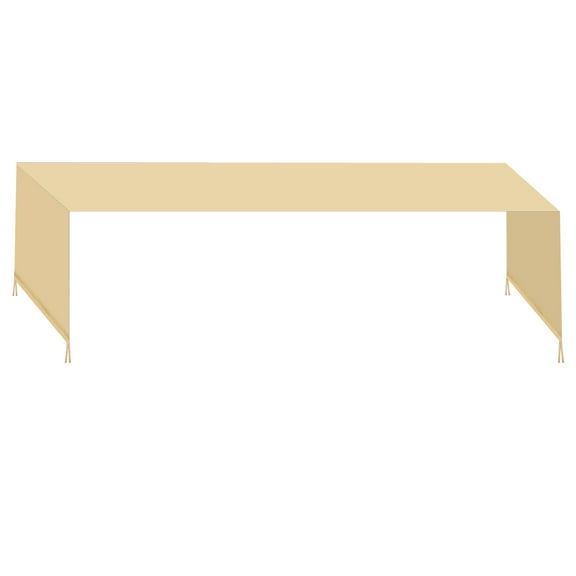 SUNNY 17x 6.7 Ft Universal Replacement Canopy for Pergola Structure Outdoor (Canopy Only) (Beige)