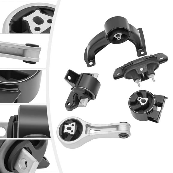 Engine Mounts & Transmission Mount 5PCS Set For Dodge Avenger 14-12 2.4L 4 Speed
