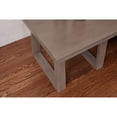 thumbnail image 3 of Unique Furniture May 24x24" Farmhouse Wood End Table in Gray, 3 of 5