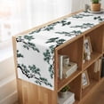 thumbnail image 6 of Table Runners 70 Inches Long Dress Scarves, Teal Pine Tree Farmhouse Coffee/Dining/Kitchen Table Decor, Holiday Table Runner, Farmhouse Botanical Country 13x70 Inch, 6 of 9