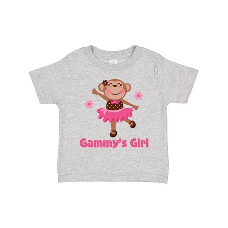 

Inktastic Gammy s Girl Monkey Gift Toddler Toddler Girl T-Shirt