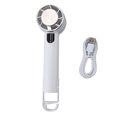thumbnail image 2 of Portable Mini Fan, Handheld Semiconductor Cooling Fan, B Rechargeable Fan Personal, Battery Operated 3 Speed Small Fan, Portable Pocket Fan, Small Personal Desk Fan for Travel, 2 of 7