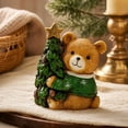 thumbnail image 3 of 2026 Christmas Indoor Decoration Christmas Resin Bear Ornament, 3 of 7