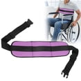 thumbnail image 4 of Sangles de Taille, Sangles de Retenue pour Fauteuil Roulant, Harnais de Sécurité Réglable, Ceinture de Siège de Fauteuil Roulant Stable, pour Patients Assurer Sécurité Violet, 4 of 7