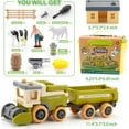 thumbnail image 4 of Toddler Toys Farm Animal Toys for 3 4 5 Year Old Boys Girls - Take Apart Vehicle Combine Harvester with Trailer for Kids Age 1-3 3-5, Educational Pretend Toys Playsets Christmas Birthday Gifts, 4 of 7