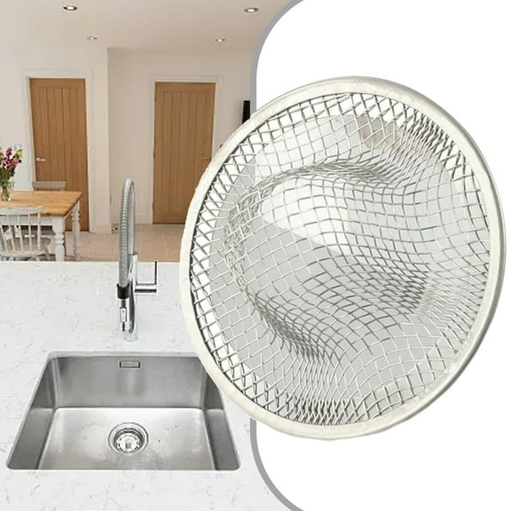 Steel Strainer Bath/Bathroom Sink Shower Drain Filter Cover Hair Catcher Uk 5Cm YIWEI
