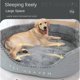 thumbnail image 3 of Big Dogs House Soft Double-Side Pet Cat Dog Bed Warm Sofa Cushion Large Pet Basket Blanket Accessories Medium Kennel Products ShopWise Round, 3 of 7
