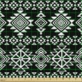 thumbnail image 2 of Ambesonne Bohemian Fabric by the Yard Upholstery, Indigenous Chevron Pattern, 3 Yards, Black White, 2 of 5