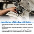 thumbnail image 7 of Unique Bargains Front Right Rear Left Power Window Regulator Lift Motor for Tesla Model Y 2020-2023 152679600E/152679700B 6 Pin Car Window Glass Lift Motor, 7 of 7