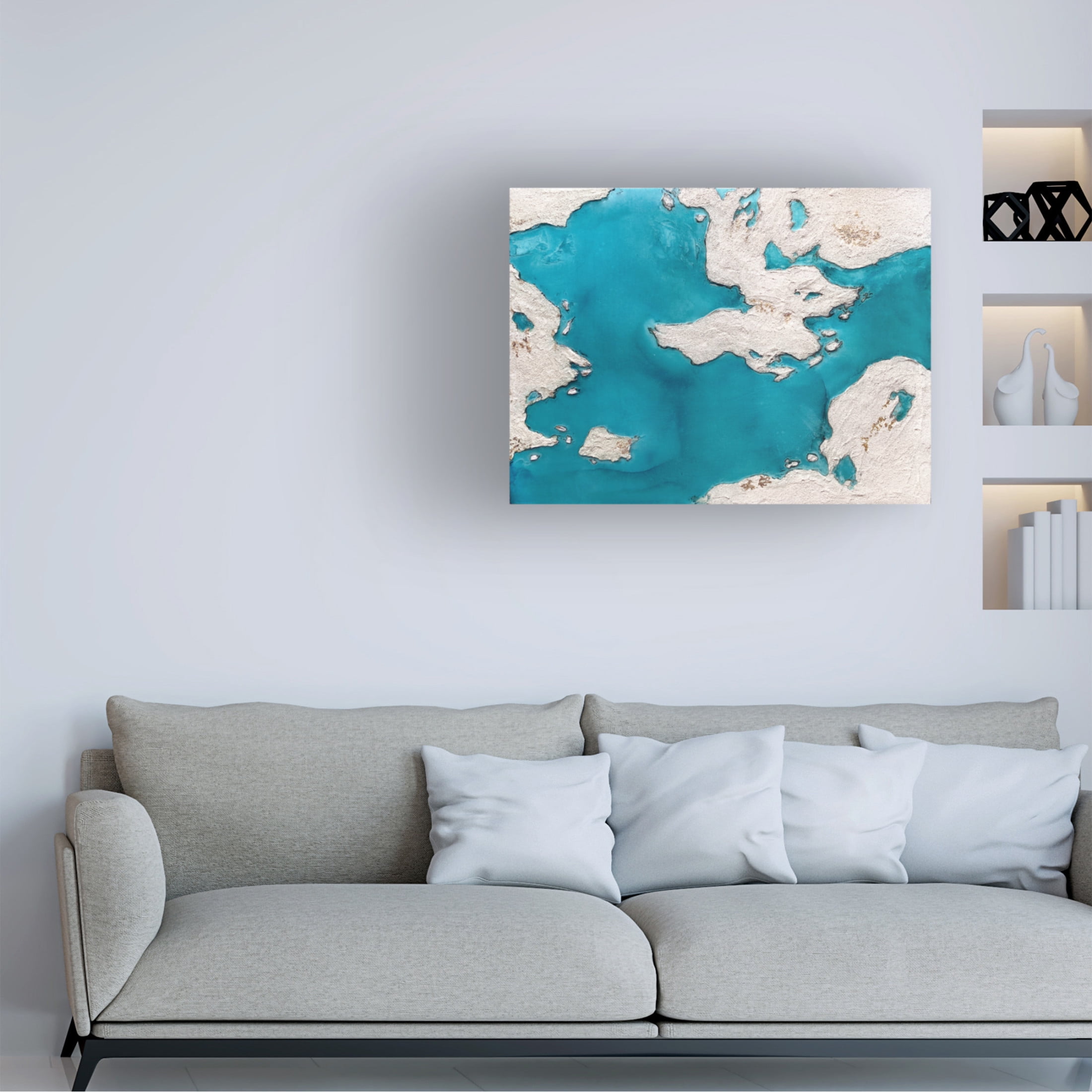 Trademark Fine Art Alyson Storms  Great Barrier Reef Canvas Wall Art