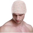 thumbnail image 2 of Wekity Swimming Cap Lovely Hearts Rabbit Striped Unisex Adult Wekity Polyester, 2 of 4