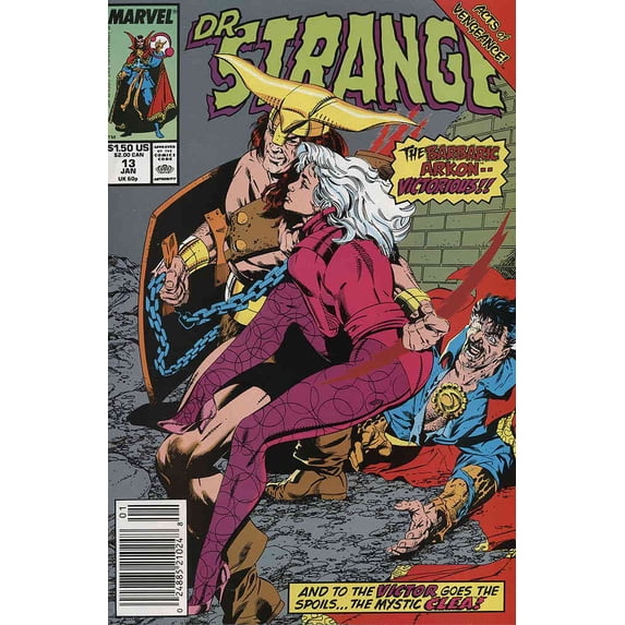 Doctor Strange: Sorcerer Supreme #13 (Newsstand) VF ; Marvel Comic Book
