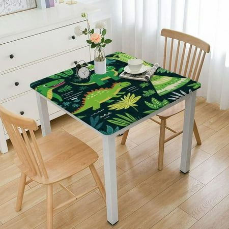 

Dinosaur Table Cloth Washable Square Tablecloth Stain Resistant Picnic Polyester Table Cover Party Table Cloths for Picnic Camping Party Kitchen