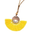 thumbnail image 1 of Collar de tela Minnieouse para mujer colgante de moda Amarillo, 1 of 6