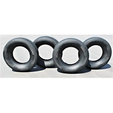 Antego ST225/75R15 Radial Trailer Tire - 8 Ply Load Range E (Set of 4)