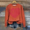 thumbnail image 2 of Patlollav Womens Valentine's Day Long Sleeve Sweatshirts, 2 of 6