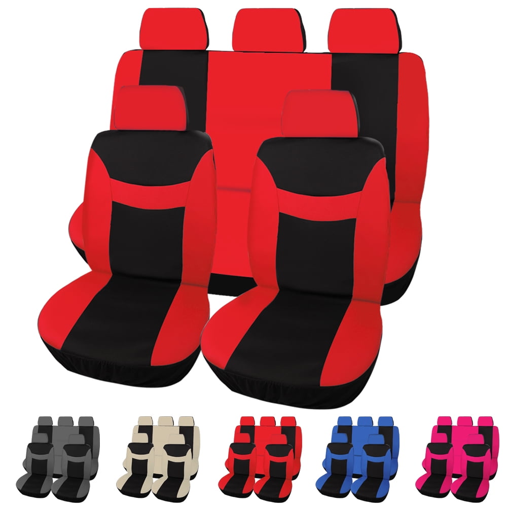 Autoez Universal Seat Covers for Car Front Seat Cover Rear Set Cover