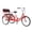 red, variant on CYGG Adult Tricycle, Three-Wheeled Bicycles for Seniors 7 Speed 24 Inch 3 Wheel Bikes with Child seat/Rear Baskets for Picnic Exercise Shopping (red, Tricycle)