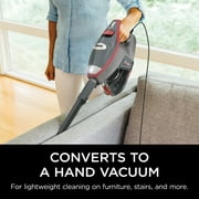 Shark Rocket Pro Corded Stick Vacuum, Carpet and Hardfloors, Pet Friendly, XL Cup, Removable Handheld, HV370 Comet Red