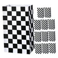 thumbnail image 6 of GOOHOCHY Checkered Racing Treat Bags for Cars Themed Party Decorations Multi Paper Storage Use 12PCS, 6 of 8