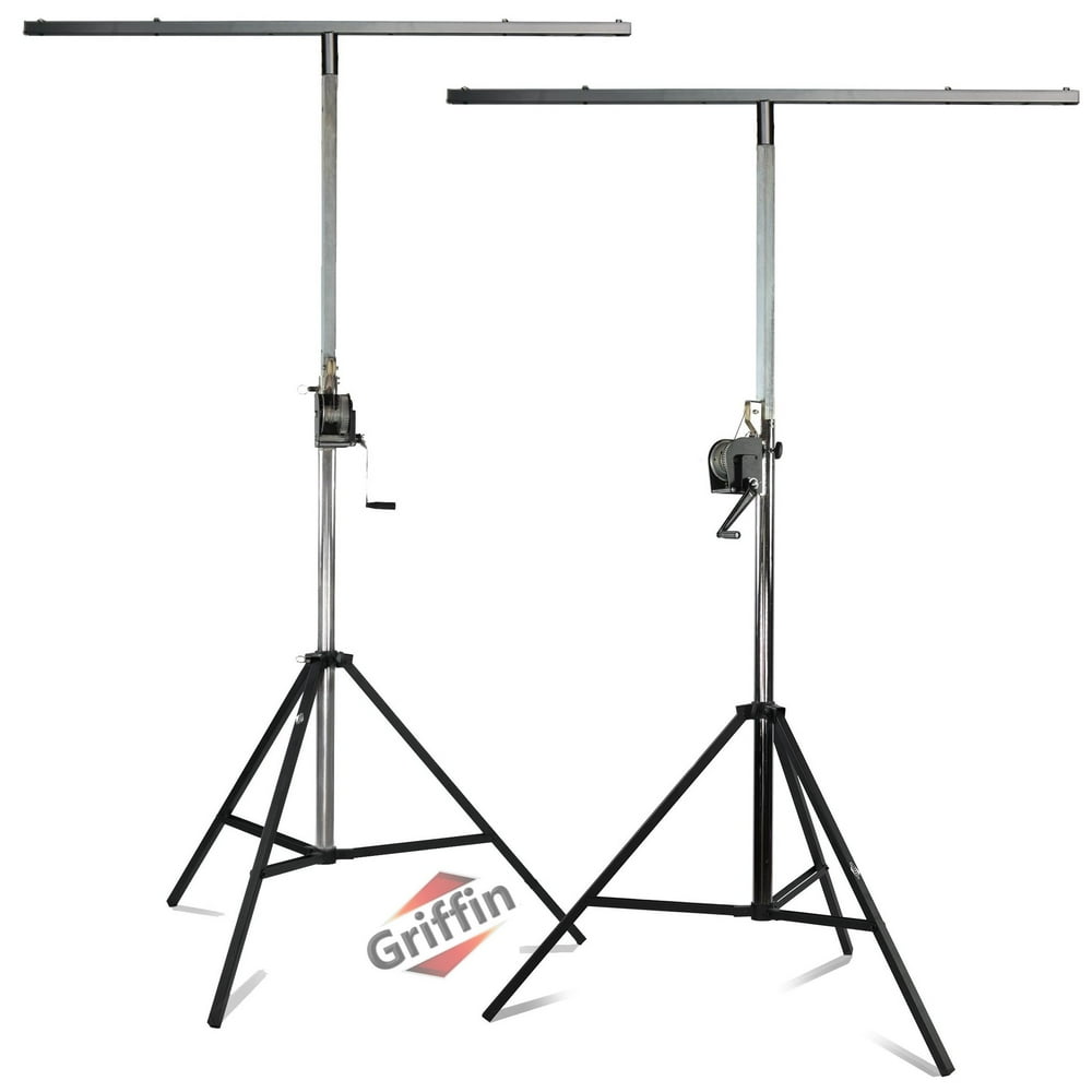 Crank Up Light Stands (2 Pack) Stage Lighting Truss System by GRIFFIN