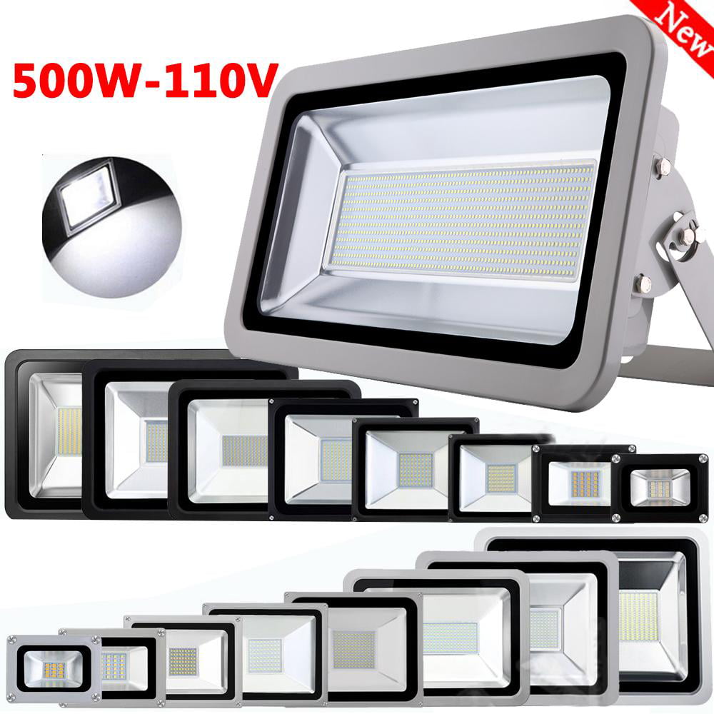 Details about   LED FloodLight 6000K 100-300W Waterproof Outdoor Security Lamp bright Cool White