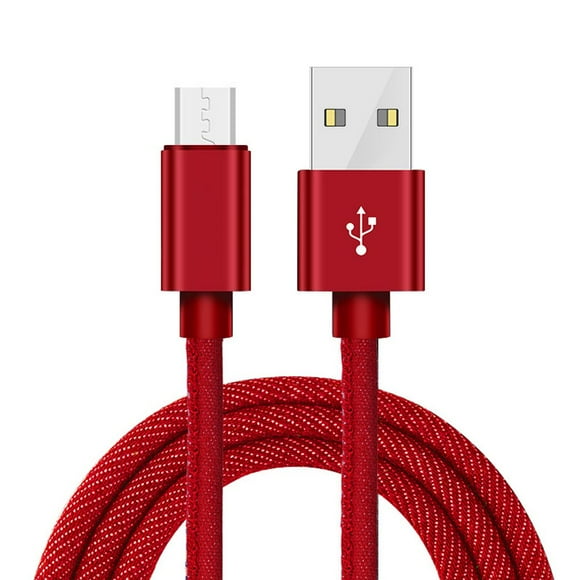 fastboy Câble de Chargement de Données de Téléphone en Denim de 1 Mètre de Remplacement pour iPhone Remplacement pour Ligne de Données Android Type-C