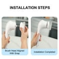 thumbnail image 5 of vankin Electric Rechargeable Cleaning Brush with 5 Brush Heads for Bathroom, Kitchen and Tiles, USB Charging, 800mAh Battery Clearance, 5 of 9