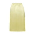 thumbnail image 4 of Generic Women's Solid Elastic Waist Midi Underskirt, S-XXL, 4 of 7