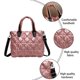 thumbnail image 3 of Bolso de mano acolchado para mujer, bolso de compras, bolso hobo suave e impermeable, bolsos de hombro ligeros para el trabajo, entrenamiento, 3 of 6