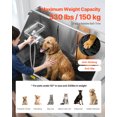 thumbnail image 4 of VEVOR Electric Lift Dog Washing Station, 50 inch Stainless Steel Pet Grooming Tub w/ PE Water Filter Board, Faucet & Showerhead (Left Door), 4 of 9