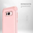 thumbnail image 6 of Phone Case for Samsung Galaxy S8 Hard Cover Shockproof Soft Silicone Bumper Hybrid Three Layer Defender Heavy Duty Protective Cell Accessories Glaxay S 8 8S Edge SM-G950U Cases Women Rose Gold, 6 of 13
