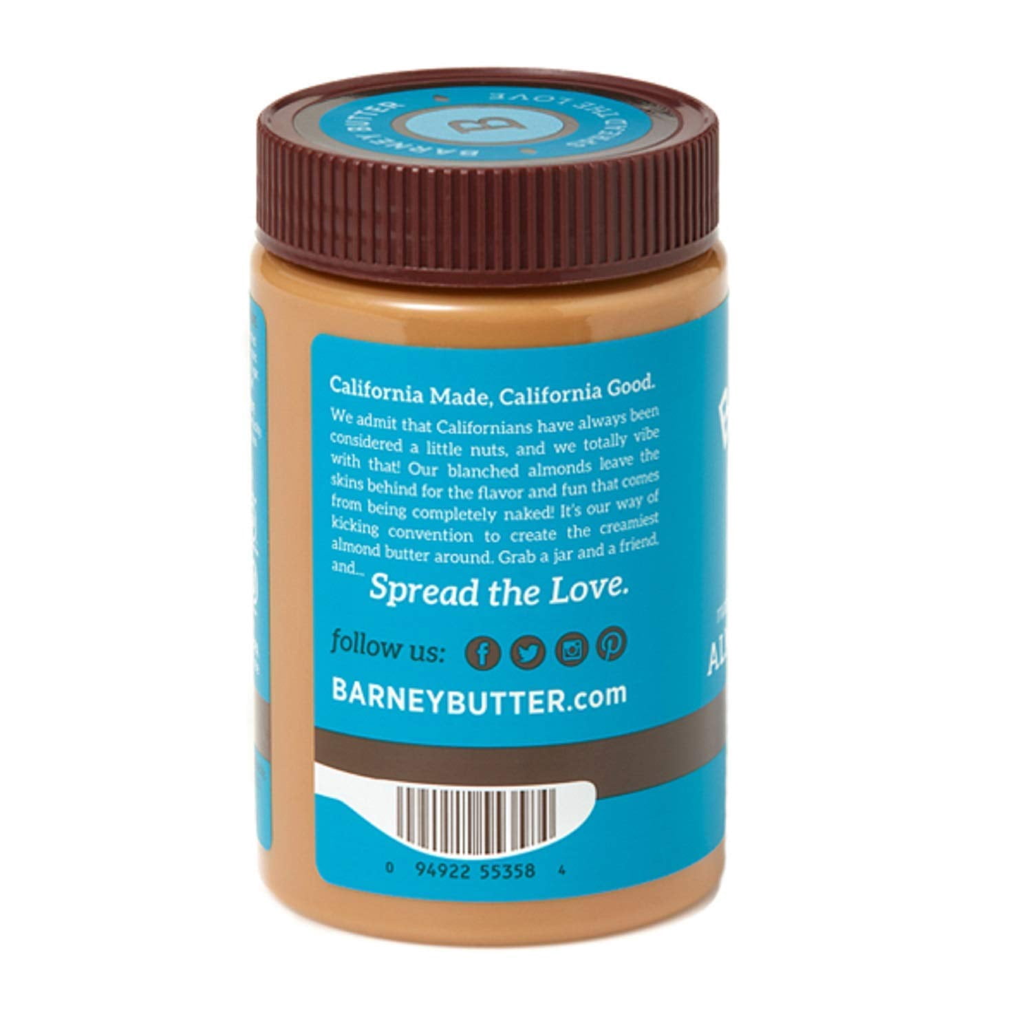 (6 Pack)Barney ButterAlmond Butter Smooth,16 oz.