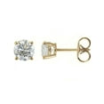 thumbnail image 5 of (0.15 carat) 14K Yellow Gold Round Diamond Stud Earrings in I3 Clarity, 5 of 5