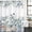 blue, variant on Sage Green Ocean Shower Curtain Set - Small 36" x 72" Washable Bathtub Curtain with 12 Hooks, Coastal Eucalyptus Starfish Shell Waterproof Fabric Stall Shower Curtains for Bathroom/Bathtub Décor