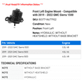 thumbnail image 2 of Front Left Engine Mount - Compatible with 2019 - 2022 GMC Sierra 1500 2020 2021, 2 of 2