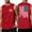 Red, variant on 4th of July Shirts for Men Muscle Tank Tops Sleeveless Graphic American Flag Beach Hawaiian T-Shirts